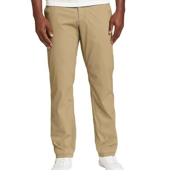 Eddie Bauer Other - Eddie Bauer Horizon Guide Chino Pants - Khaki - 34 x 32